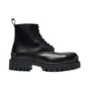 Small Cowhide Lacing Martin Mid boots “Black” 589338WA9601000