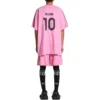 Soccer Series Miami Soccer Oversized T-shirt “Pink” 777705TPVR71401