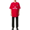 Soccer T-shirt Oversized “Red White” 641658TJV516540
