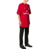Soccer T-shirt Oversized “Red White” 641658TJV516540