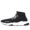 Speed 1.0 Lace Up Sneakers “Black White” 587284W17021015