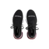 Speed 1.0 Lace Up Sneakers “Black White with Clear Sole Red” 617217W05GG1014
