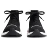 Speed 1.0 Lace Up Sneakers “Black White with Clear Sole Red” 617217W05GG1014