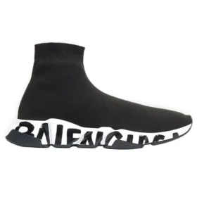 Speed 1.0 Recycled Knit Graffiti Sneakers “Black” 645334W2DB71015