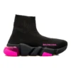 Speed 1.0 Sneakers “Clear Sole Black Fluo Pink” 607543W2DBW1051