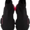Speed 1.0 Sneakers “Clear Sole Black Fluo Pink” 607543W2DBW1051
