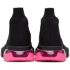 Speed 1.0 Sneakers “Clear Sole Black Fluo Pink” 607543W2DBW1051