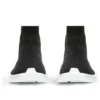 Speed 2.0 Graffiti Sneakers “Black Recycled Knit and White Sole Unit” 617196W2DD41091