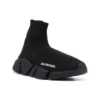 Speed 2.0 Sneakers “Black Shiny Knit with Black Sole Unit” 636833W2AF31000