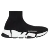 Speed 2.0 Sneakers “Black Shiny Knit with White Sole Unit” 636833W2DC11091