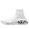 Speed 2.0 Sneakers “White Knit with Black Graffiti” 617239W2DD42091