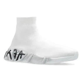 Speed 2.0 Sneakers “White Knit with Black Graffiti” 617239W2DD42091