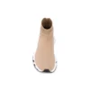 Speed Graffiti Sneakers “Beige Knit with White and Black Graffiti Sole Unit” 605942W2DB79791