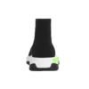 Speed Graffiti Sneakers “Black Knit Fluo Green Graffiti Sole Unit” 605972W05GY1935