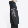 Speed Hunters Upside Down Hoodie Oversized “Black Faded” 698156TMVD11000