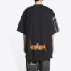 Speed Hunters Upside Down T-Shirt Oversized “Black Faded” 698811TMVC90100