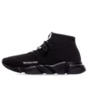 Speed Lace Up Sneakers “Black Recycled Knit and Black Sole Unit” 587289W2DB11013