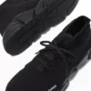 Speed Lace Up Sneakers “Black Recycled Knit and Black Sole Unit” 587289W2DB11013