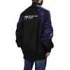 Split Tracksuit Jacket “Black Blue” 658951TYB181000