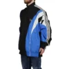 Split Tracksuit Jacket “Black Blue” 658951TYB181000