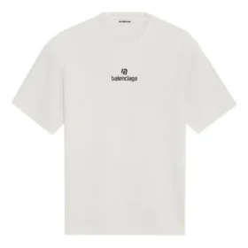 Sponsor Logo Round-neck Tee White 612965TJVD99054