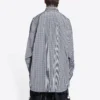 Sporty B Cosy Shirt “Black White” 681004TLM111070