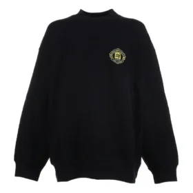 Sporty B Crest Logo Crewneck Sweater “Black” 671125TLV60-1000