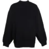 Sporty B Crest Logo Crewneck Sweater “Black” 671125TLV60-1000