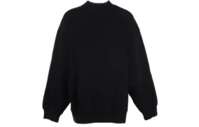 Sporty B Crest Logo Crewneck Sweater “Black” 671125TLV60-1000