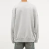 Sporty B Crest Logo Crewneck Sweater “Grey” 671125TLV601300