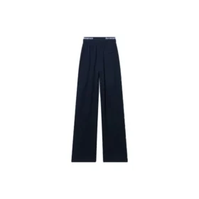 Sporty B Logo Band Wide-Leg Track Pants “Black” 675346TLVA11070