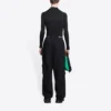 Sporty B Logo Band Wide-Leg Track Pants “Black” 675346TLVA11070