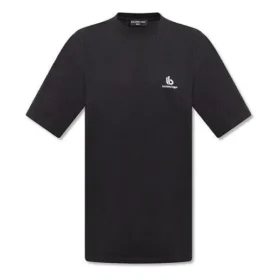 Sporty B Logo T-Shirt Boxy Fit “Black” 681045TLVN11070