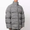 Sporty B Puffer Jacket “Black White” 681440TLO361070