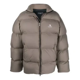 Sporty B Puffer Jacket “Brown” 681440TJO032122