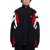 Sporty B Reversible Track Jacket “Black Red White” 681445TKO481000