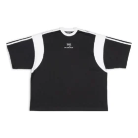 Sporty B T-Shirt Boxy Fit “Black White” 699182TMVC41070