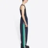 Sporty B Tracksuit Pants “Dark Blue Green White” 675491TKO484063