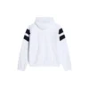 Sporty B Zip-Up Tracksuit Hoodie “White Black Red” 675330TLVA39028