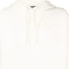 Sporty Oversized Drawstring Hoodie “White” 600583TLVA19080