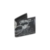 Square Folded Graffiti Wallet “Black White” 594549210LH1090