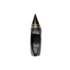 Square Knife BB 80mm Pumps “Black Shiny Lambskin” 694712WBD821080