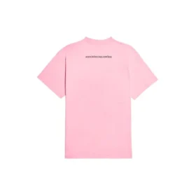 SS21 Alphabet Pattern Printing Short Sleeve Unisex Pink 612965TJVL51401