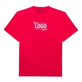 SS21 Alphabet Printing Short Sleeve Unisex Red 651795TKV816295