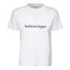 SS21 Casual Alphabet Logo Printing Large Short Sleeve White 612965TIV549040