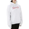 SS21 Classic Logo hooded Long Sleeves Hoodie White 583222TFV649783