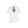 SS21 Drip Peace Large Fit Smile Printing Causual GS White 641675TKVA18639