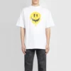 SS21 Drip Peace Large Fit Smile Printing Causual GS White 641675TKVA18639