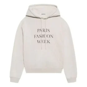 SS21 Fashion Week Shrunk Hooded Sweatshirt Grey 657683TKV852984