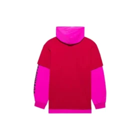 SS21 hooded Splicing Long Sleeves Unisex Pink Red 657037TKV826295